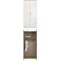 Chambre à coucher pour enfant Skander - Bois MDF stratifié - Blanc, chêne Chambre à coucher pour enfant Skander - Bois MDF stratifié - Blanc, chêne
