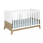 Chambre à coucher pour bébé Archipel - Bois MDF stratifié - Chêne et blanc Chambre à coucher pour bébé Archipel - Bois MDF stratifié - Chêne et blanc