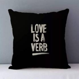 COUSSIN Love Is A Verb 40*40cm noir