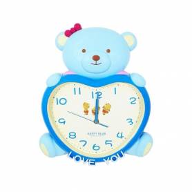 Horloge Murale - Chambre enfant - Bleu