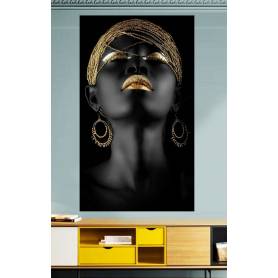 Tableau décoratif black dorée - vinyle mat  - 80 x 120 cm