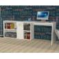Bureau Blanc avec retour 120*75*60cm Bureau Blanc avec retour 120*75*60cm
