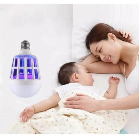 Lampe LED & anti-moustiques 15W