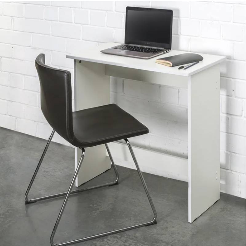 Bureau le prine blanc 80x75x45 cm _MDF stratifié Bureau le prine blanc 80x75x45 cm _MDF stratifié
