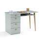 Bureau scandinave blanc 4 tiroirs Bureau scandinave blanc 4 tiroirs