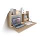 Bureau mural - 80*52*60 cm - Bois MDF stratif - chêne Bureau mural - 80*52*60 cm - Bois MDF stratif - chêne