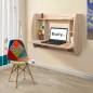 Bureau murale chene avec rangement Bureau murale chene avec rangement
