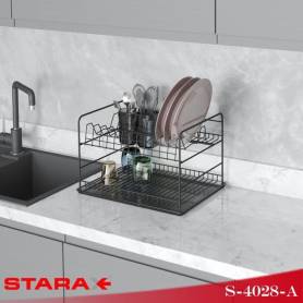 Porte assiette/verre INOX à poser S-4028-A STARAX