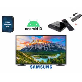SAMSUNG 43"Serie5300 + Box Android10 +12 mois IPTV+Air Mouse Clavier&Souris-Garantie 2 ans