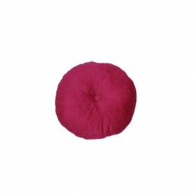 Coussin décoratif - Rond - rouge - 40 cm 