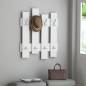 Porte manteaux - 80*70 cm - Bois MDF stratifié - blanc Porte manteaux - 80*70 cm - Bois MDF stratifié - blanc