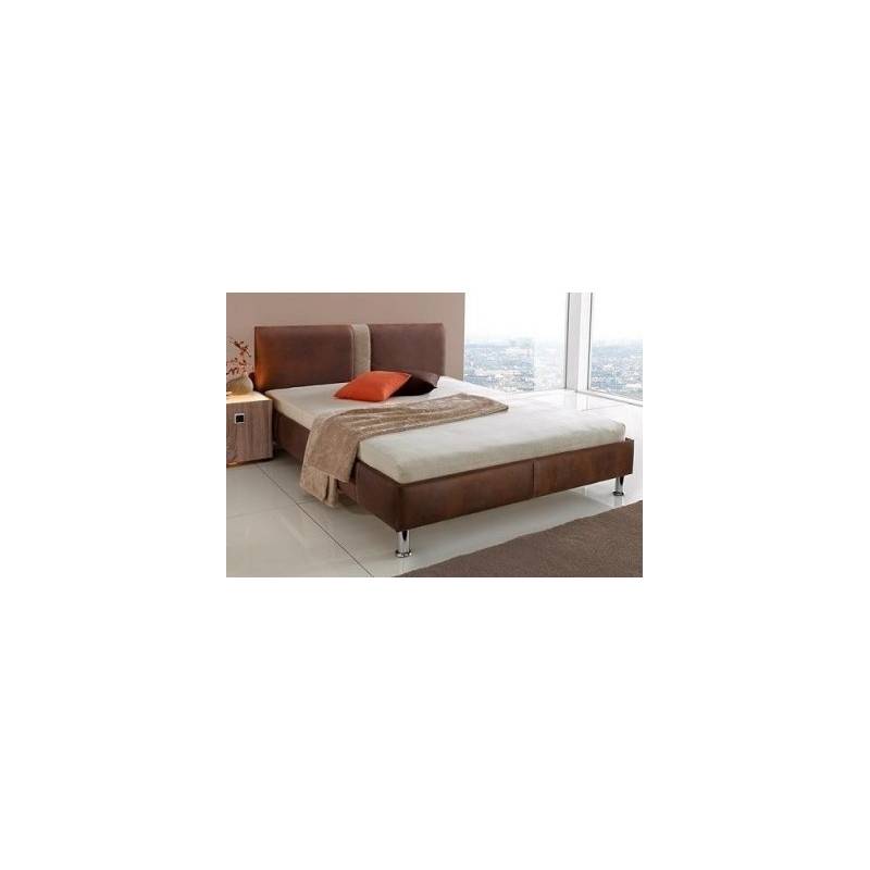 LIT - MARRON - SIMILI CUIR LIT - MARRON - SIMILI CUIR
