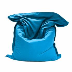 Pouf Coussin Géant XL : 140x140 cm - Turquoise - Garantie 1 An