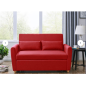 Fauteuil convertible Laura- 120*190 - Rouge Fauteuil convertible Laura- 120*190 - Rouge