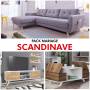 Pack mariage SCANDINAVE - Salon - meuble Tv - Table nord