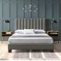 LIT QUEEN-Gris clair LIT QUEEN-Gris clair