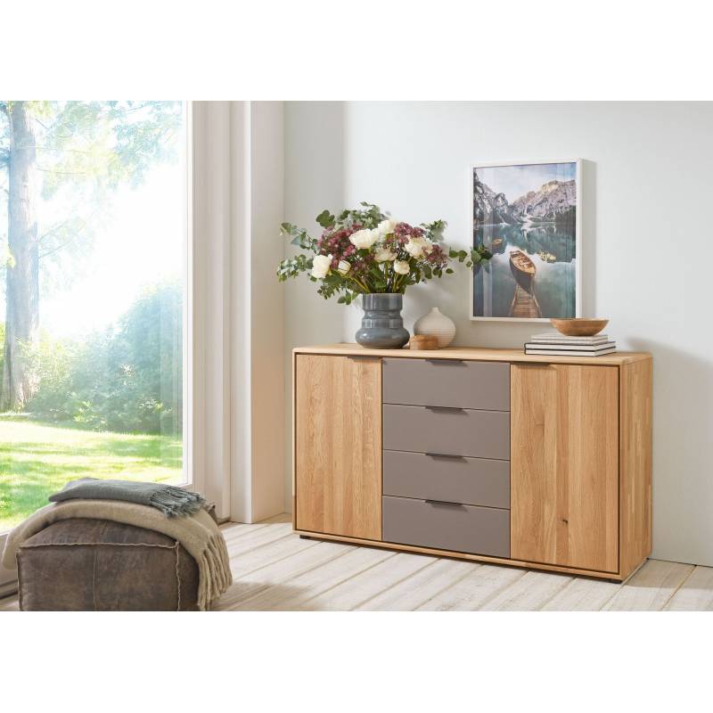 Commode - Chêne & Gris Commode - Chêne & Gris
