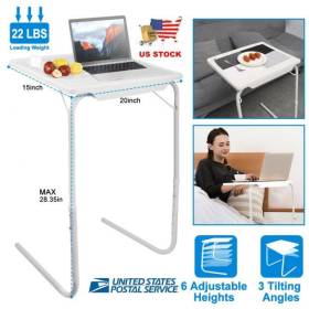 Table adjustable - Blanc