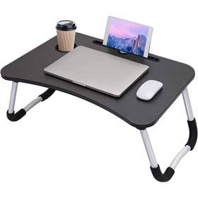 Table Pliable pour Ordinateur Portable - Noir
