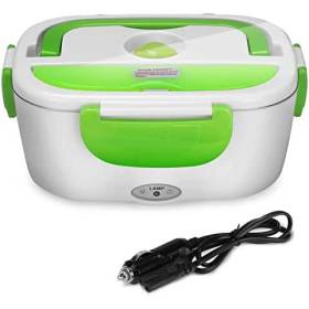 Boîte chauffante lunch box électrique - À Compartiments Amovibles - Vert