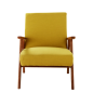 Fauteuil Vintage - Jaune H1m00cm x L70cm x P70cm