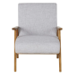 Fauteuil Vintage - Gris clair H1m00cm x L70cm xP70cm