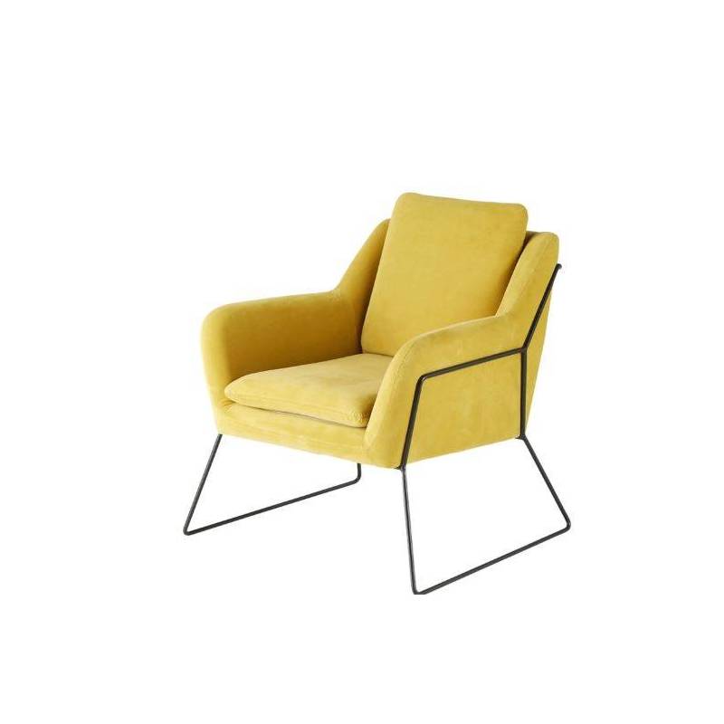 Fauteuil Eva - Jaune 68 cm* 85 cm * 76cm Fauteuil Eva - Jaune 68 cm* 85 cm * 76cm