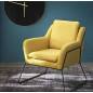 Fauteuil Eva - Jaune 68 cm* 85 cm * 76cm Fauteuil Eva - Jaune 68 cm* 85 cm * 76cm