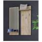 Meuble d'entré et Porte-Manteau CHÊNE  - RIVA - H90 cm * P16 cm* L 70cm