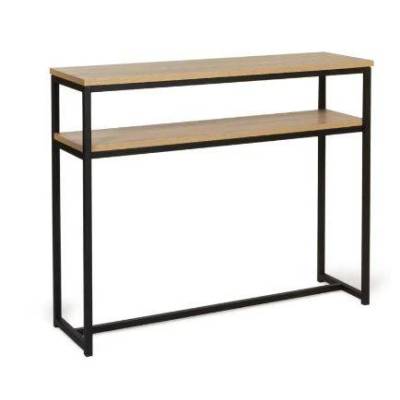 Console double DETROIT design industriel  L100 cm x P30 cm x H80 cm