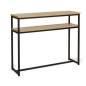 Console double DETROIT design industriel  L100 cm x P30 cm x H80 cm