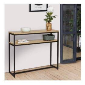 Console double DETROIT design industriel  L100 cm x P30 cm x H80 cm