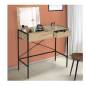 Coiffeuse LUIS avec miroir design industriel  L.83cm x P40cm x H.75 cm