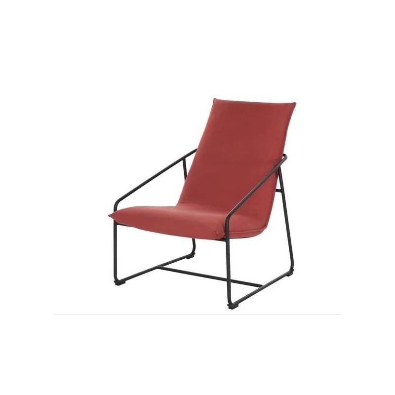 Fauteuil Logan - Pieds en métal - L65cm x P84cm x H88cm