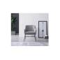 Fauteuil MARIO - Pieds métal -   L49cm x P62cm x H57cm