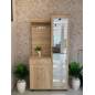 Meuble d'entrée Azmir chêne claire H190cm*L93cm*P40cm