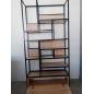 Etagère Cléopâtre Fer forgé et Bois MDF chêne Etagère Cléopâtre Fer forgé et Bois MDF chêne