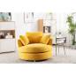Fauteuil canapé IVORY jaune