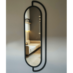 Miroir Merail Noir 150/40 cm / Bois