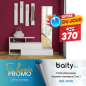 Offre du jour - Porte chaussure et porte manteaux 2 en 1 - Blanc