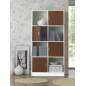 Bibliothèque Etagères Cubes - L*H*P: L90cm - H180cm - P30cm Bibliothèque Etagères Cubes - L*H*P: L90cm - H180cm - P30cm