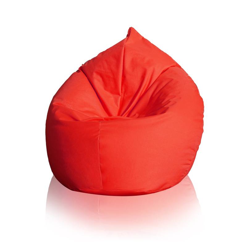 Pouf poire - XXL : 80cm x 130cm - Rouge Pouf poire - XXL : 80cm x 130cm - Rouge