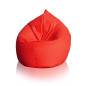Pouf poire - XXL : 80cm x 130cm - Rouge Pouf poire - XXL : 80cm x 130cm - Rouge