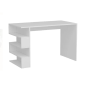 Bureau Blanc avec étagères| Blanc Bureau Blanc avec étagères| Blanc