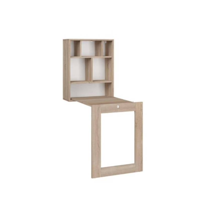 Bureau pliable avec niche bibliothèque Bureau pliable avec niche bibliothèque