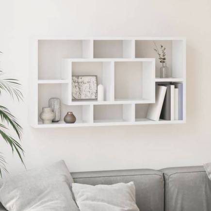 Niche bureautique en blanc L 120cm x H 70cm x P 25cm