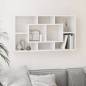 Niche bureautique en blanc L 120cm x H 70cm x P 25cm Niche bureautique en blanc L 120cm x H 70cm x P 25cm