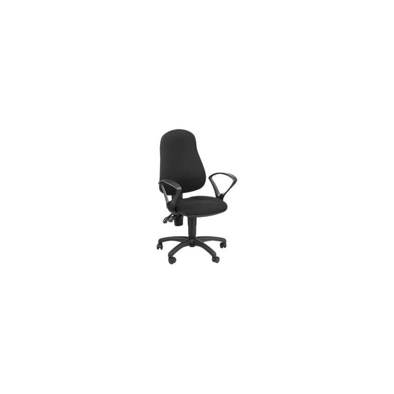 Chaise operateur Noir Avec Accoudoirs
