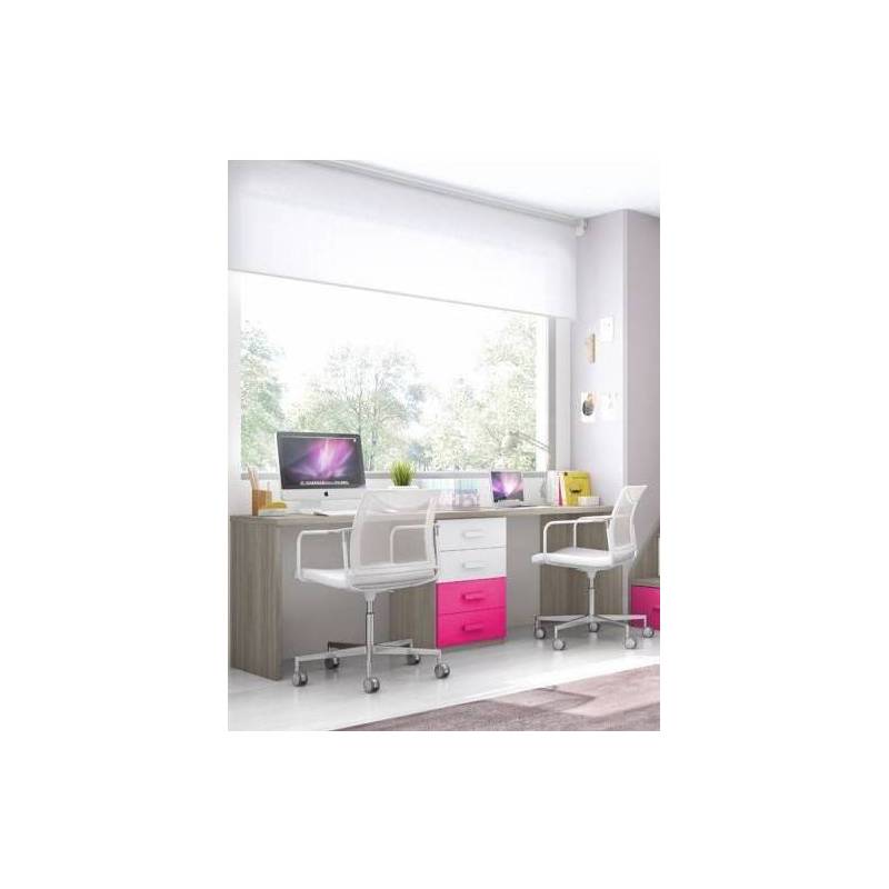 Bureau Bergerac - Dim : L240cm x H 75cm x P60cm Bureau Bergerac - Dim : L240cm x H 75cm x P60cm