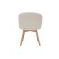 Lot de deux chaises scandinaves blanc cassé et bois (lot de 2) VANITY Lot de deux chaises scandinaves blanc cassé et bois (lot de 2) VANITY